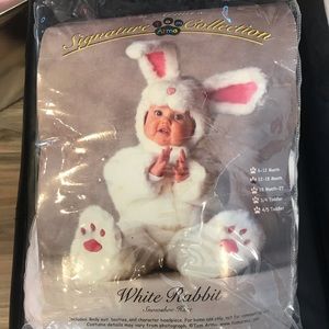 Tom Arma Toddler White Rabbit Costume - Easter